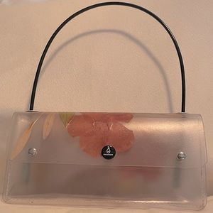 Vintage Organique Purse w/ Real Pressed Flowers